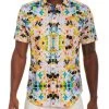 Robert Graham Castaway Classic-Fit Short-Sleeve Woven Shirt For Men