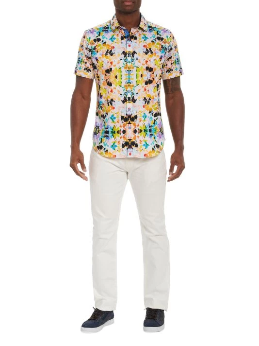 Robert Graham Castaway Classic-Fit Short-Sleeve Woven Shirt For Men 4 Robert Graham Castaway Classic-Fit Short-Sleeve Woven Shirt For Men - Image 2