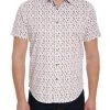 Robert Graham Coral Brews Classic-Fit Short-Sleeve Shirt For Men