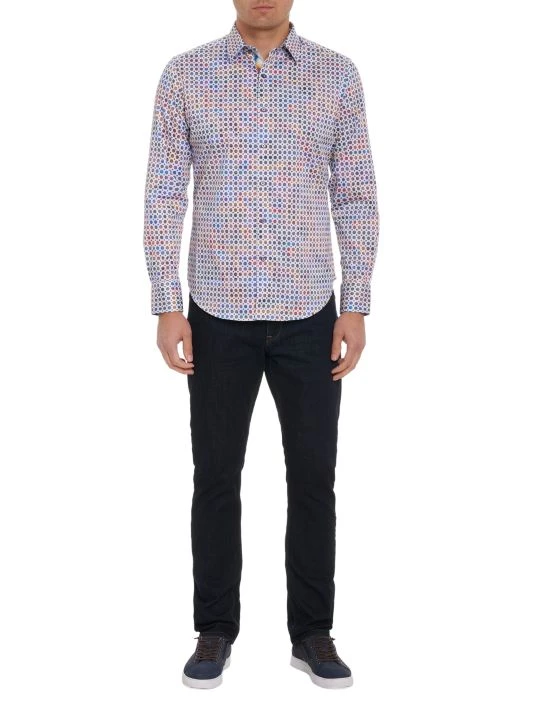 Robert Graham Merrimack Foulard-Print Long-Sleeve Shirt For Men 4 Robert Graham Merrimack Foulard-Print Long-Sleeve Shirt For Men - Image 2