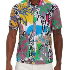 Robert Graham Tres Palms Knit Shirt For Men