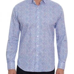 Robert Graham Lifeson Mosaic-Print Button-Up For Men
