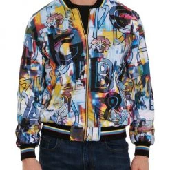 Robert Graham Peace & Love Bomber Jacket For Men