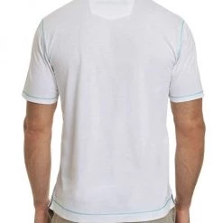 Robert Graham Maxfield V-Neck Tee For Men White -Outlet Robert Graham Store unnamed file 1082