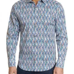 Robert Graham Night Ladies Classic-Fit Printed Shirt For Men