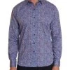 Robert Graham Holloway Tailored-Fit Printed Shirt For Men