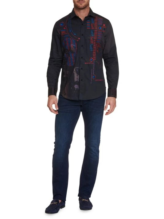 Robert Graham Limited Edition RG'S Path To 20 Printed Sport Shirt For Men 4 Robert Graham Limited Edition RG'S Path To 20 Printed Sport Shirt For Men - Image 2