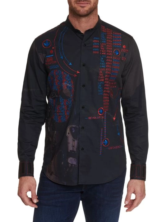 Robert Graham Limited Edition RG'S Path To 20 Printed Sport Shirt For Men 5 Robert Graham Limited Edition RG'S Path To 20 Printed Sport Shirt For Men - Image 3
