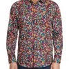 Robert Graham Angelo Classic-Fit Floral Sport Shirt For Men