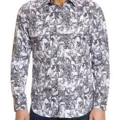 Robert Graham Pushing Paint Classic-Fit Printed Shirt For Men
