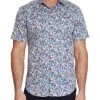 Robert Graham Pershing Classic-Fit Short-Sleeve Printed Sport Shirt For Men