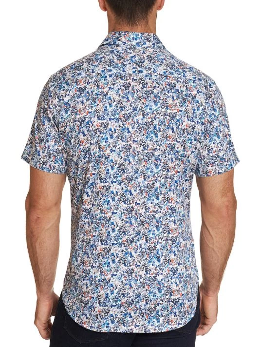 Robert Graham Pershing Classic-Fit Short-Sleeve Printed Sport Shirt For Men 6 Robert Graham Pershing Classic-Fit Short-Sleeve Printed Sport Shirt For Men - Image 4