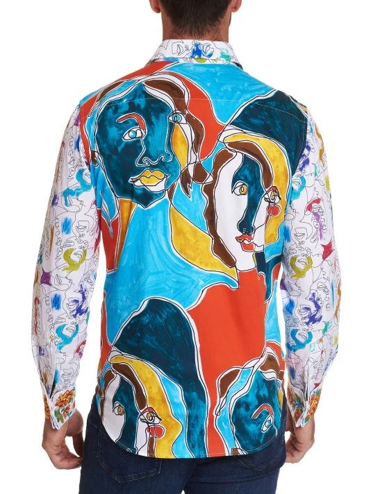 Robert Graham Art Of Murro Floral-Print Sport Shirt For Men 6 Robert Graham Art Of Murro Floral-Print Sport Shirt For Men - Image 4