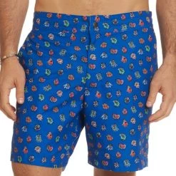 Robert Graham Creatures Printed Swim Trunks For Men