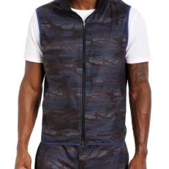 Robert Graham Davey Camo-Print Knit Vest For Men