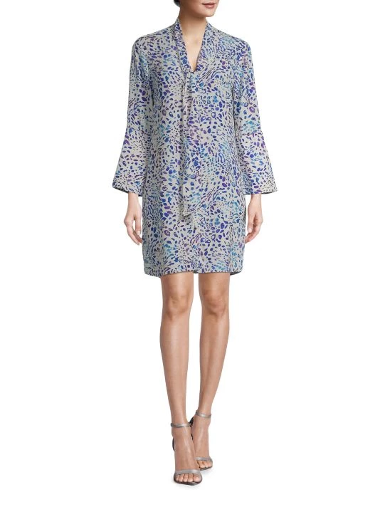 Robert Graham Brenna Animal Print Shirtdress 4 Robert Graham Brenna Animal Print Shirtdress - Image 2