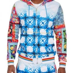 Robert Graham Skull Of The Deep Knit Hoodie For Men