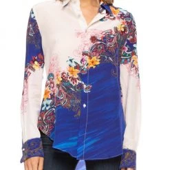 Robert Graham Gabriela Silk Crepe Shirt -Outlet Robert Graham Store unnamed file 1305