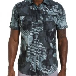 Robert Graham Bootlegger Woven Button-Up Shirt For Men Teal -Outlet Robert Graham Store unnamed file 1327