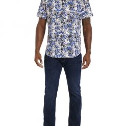 Robert Graham Feeling Blue Short-Sleeve Woven Shirt For Men -Outlet Robert Graham Store unnamed file 1340