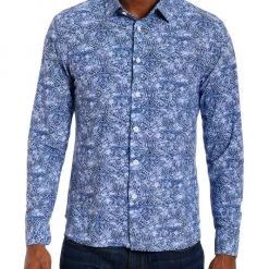 Robert Graham Fillmore Knit Button-Up Shirt For Men