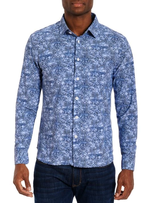 Robert Graham Fillmore Knit Button-Up Shirt For Men 3 Robert Graham Fillmore Knit Button-Up Shirt For Men