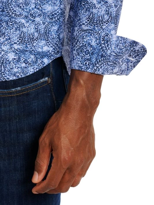 Robert Graham Fillmore Knit Button-Up Shirt For Men 6 Robert Graham Fillmore Knit Button-Up Shirt For Men - Image 4