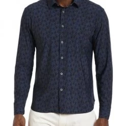 Robert Graham Ludlow Knit Button-Up Shirt For Men