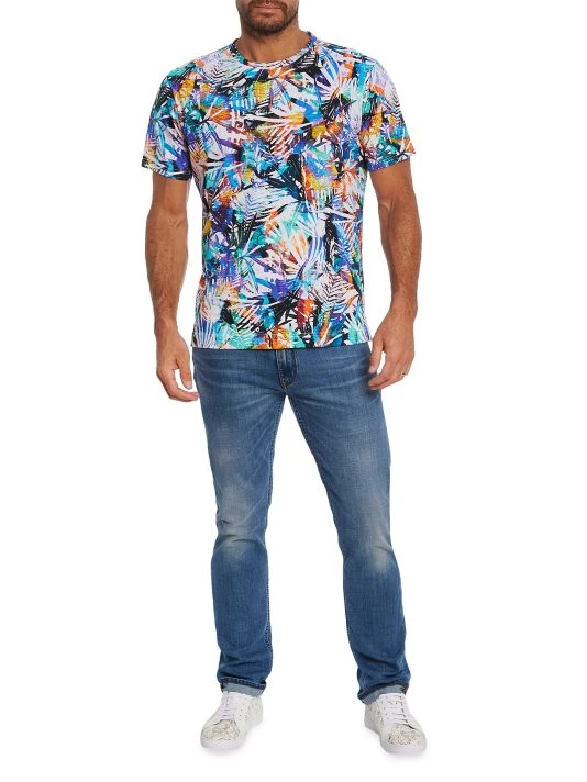 Robert Graham Daintree Short-Sleeve Knit T-Shirt For Men 4 Robert Graham Daintree Short-Sleeve Knit T-Shirt For Men - Image 2