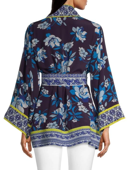 Robert Graham Autumn Floral Kimono Tunic 7 Robert Graham Autumn Floral Kimono Tunic - Image 5