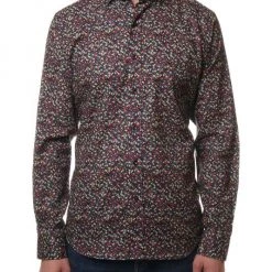 Robert Graham Floral Brushed Cotton Shirt For Men