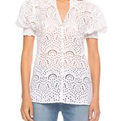 Robert Graham Mila Cotton Eyelet Blouse -Outlet Robert Graham Store unnamed file 1444