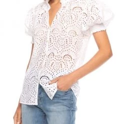 Robert Graham Mila Cotton Eyelet Blouse -Outlet Robert Graham Store unnamed file 1445