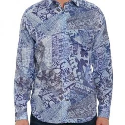 Robert Graham Current Events Woven Shirt For Men