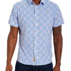 Robert Graham Del Sol Knit Button-Up Shirt For Men