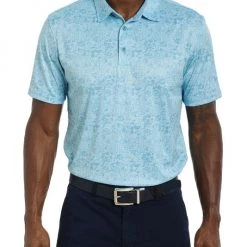 Robert Graham Beach Club Knit Polo Shirt For Men Seafoam -Outlet Robert Graham Store unnamed file 1533