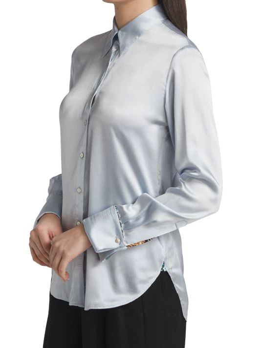 Robert Graham Gabriela Silk-Blend Blouse 6 Robert Graham Gabriela Silk-Blend Blouse - Image 4