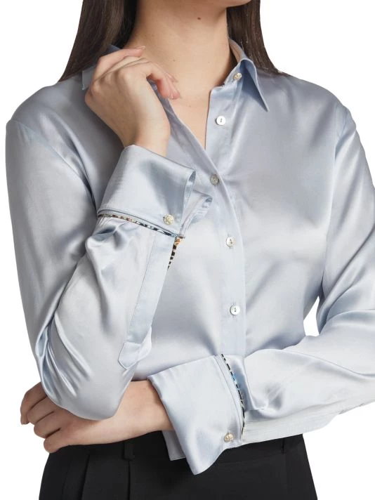 Robert Graham Gabriela Silk-Blend Blouse 8 Robert Graham Gabriela Silk-Blend Blouse - Image 6