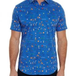 Robert Graham Brunch Print Button-Down Shirt For Men