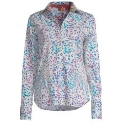 Robert Graham Priscilla Animal Print Shirt