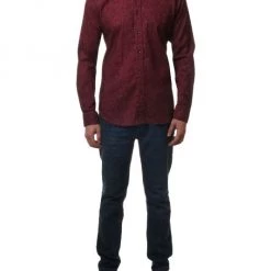 Robert Graham Finnegan Button-Down Shirt For Men Bordeaux -Outlet Robert Graham Store unnamed file 168