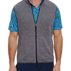 Robert Graham Mockneck Zip-Up Vest For Men Grey -Outlet Robert Graham Store unnamed file 176