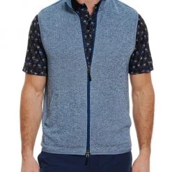 Robert Graham Mockneck Zip-Up Vest For Men Grey -Outlet Robert Graham Store unnamed file 177