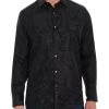 Robert Graham X Def Leppard Classic-Fit Beaded Shirt For Men