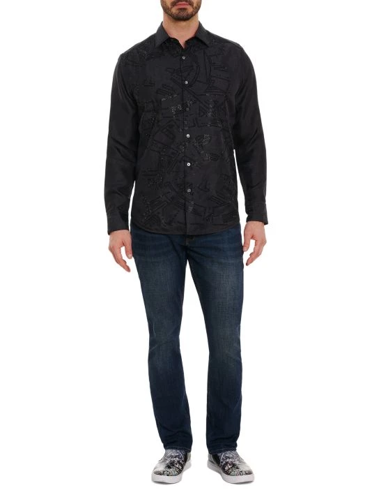 Robert Graham X Def Leppard Classic-Fit Beaded Shirt For Men 4 Robert Graham X Def Leppard Classic-Fit Beaded Shirt For Men - Image 2