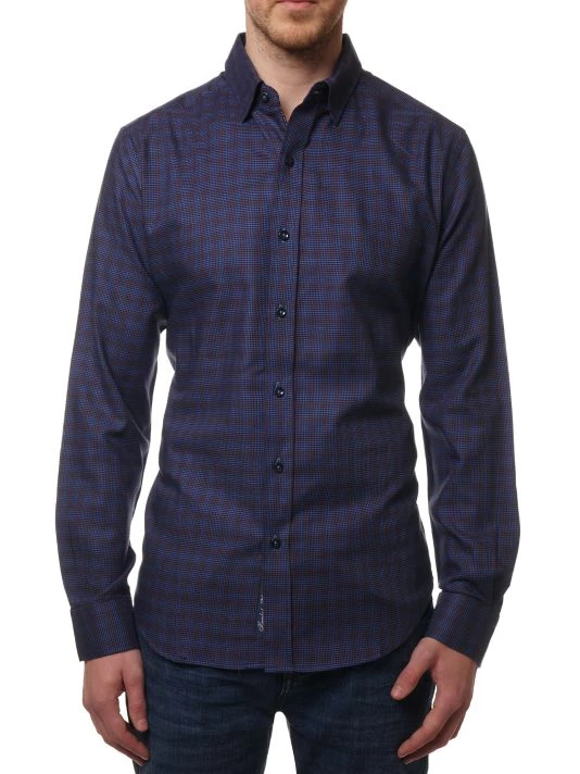 Robert Graham Axel Sport Shirt For Men Burgundy 5 Robert Graham Axel Sport Shirt For Men Burgundy - Image 3