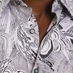 Robert Graham Printed Stretch-Cotton Long-Sleeve Shirt For Men -Outlet Robert Graham Store unnamed file 249