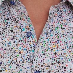 Robert Graham Brisbane Dotted Button-Down Shirt For Men -Outlet Robert Graham Store unnamed file 256