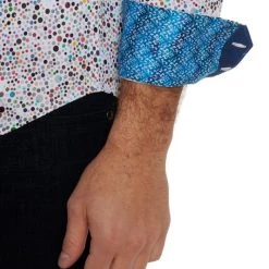 Robert Graham Brisbane Dotted Button-Down Shirt For Men -Outlet Robert Graham Store unnamed file 258