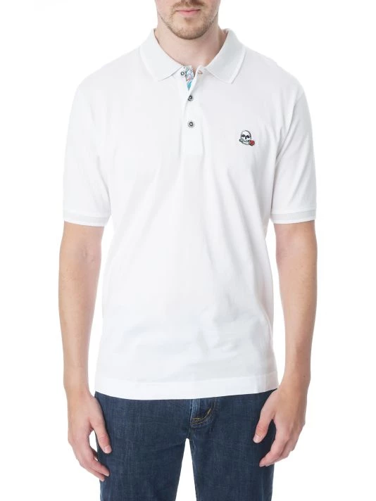 Robert Graham Archie Classic-Fit Polo For Men White 5 Robert Graham Archie Classic-Fit Polo For Men White - Image 3